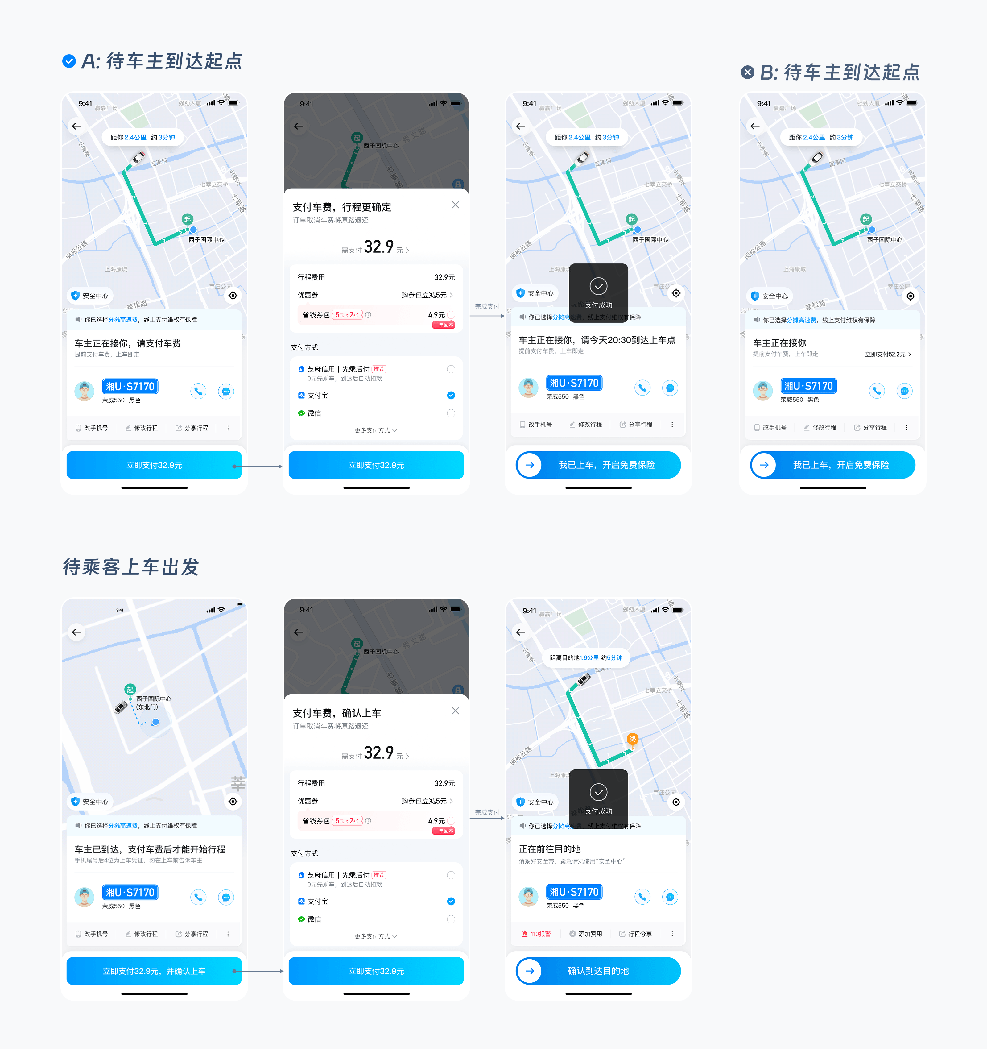 乘客侧支付后置方案